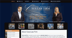 Desktop Screenshot of cavalawfirm.com