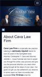 Mobile Screenshot of cavalawfirm.com